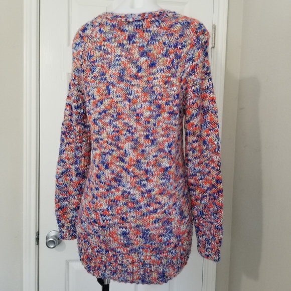 Lou & Grey Softest Sweater V Neck SpaceDye  M NWT - Picture 5 of 9